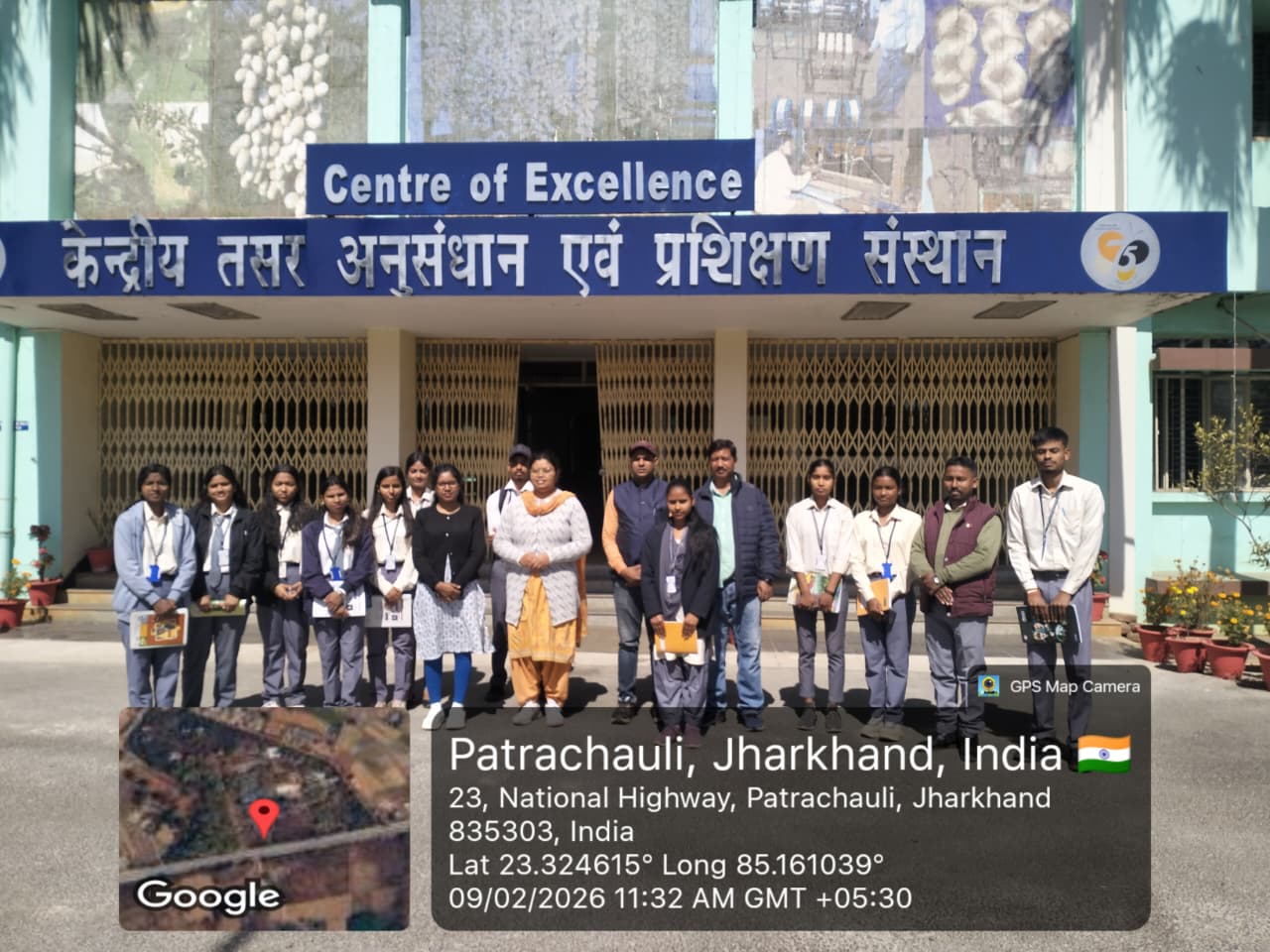 Botany students visited the Central Tasar Research & Training Institute, Ranchi for an academic exposure programme. 
